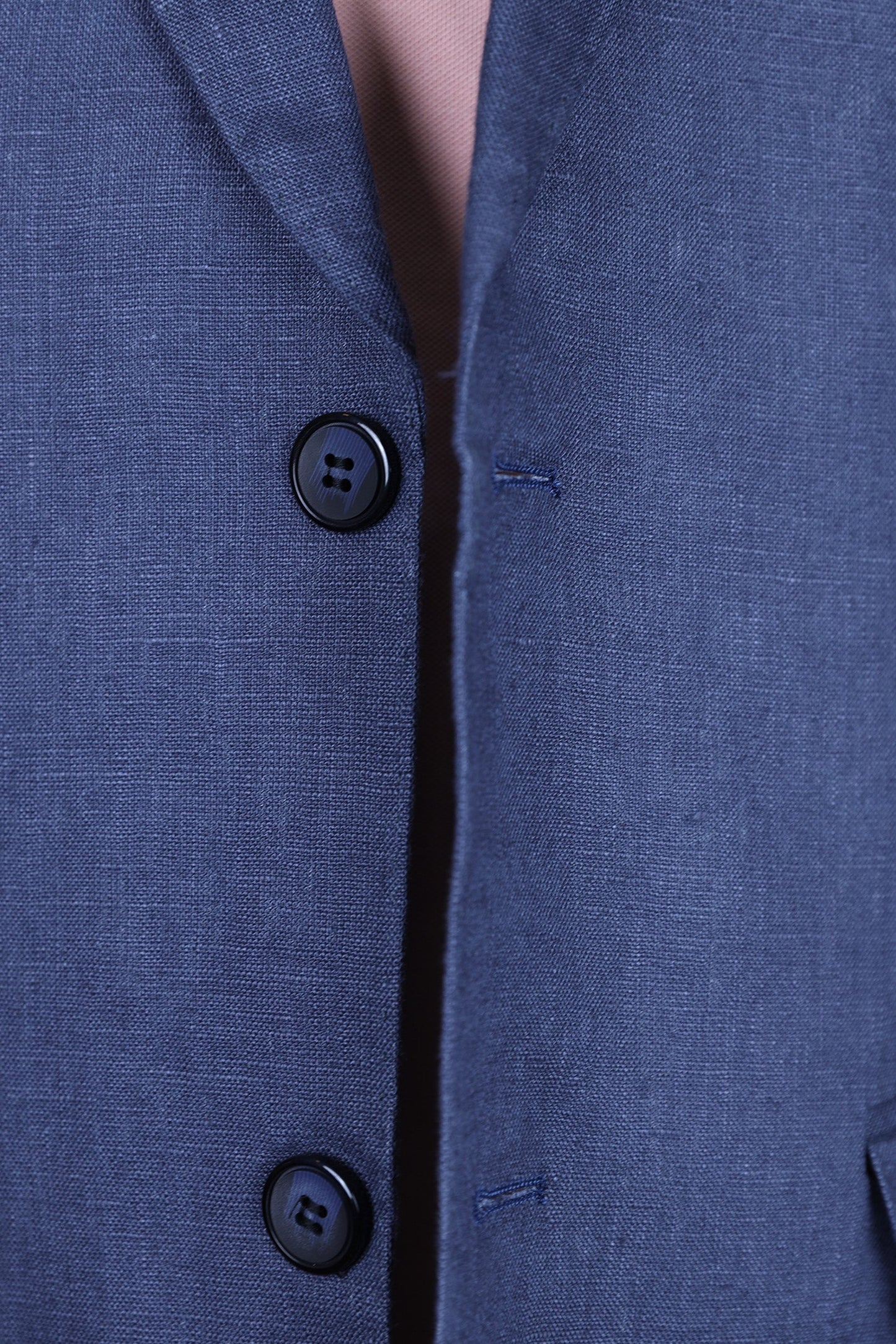 Blue linen Suit