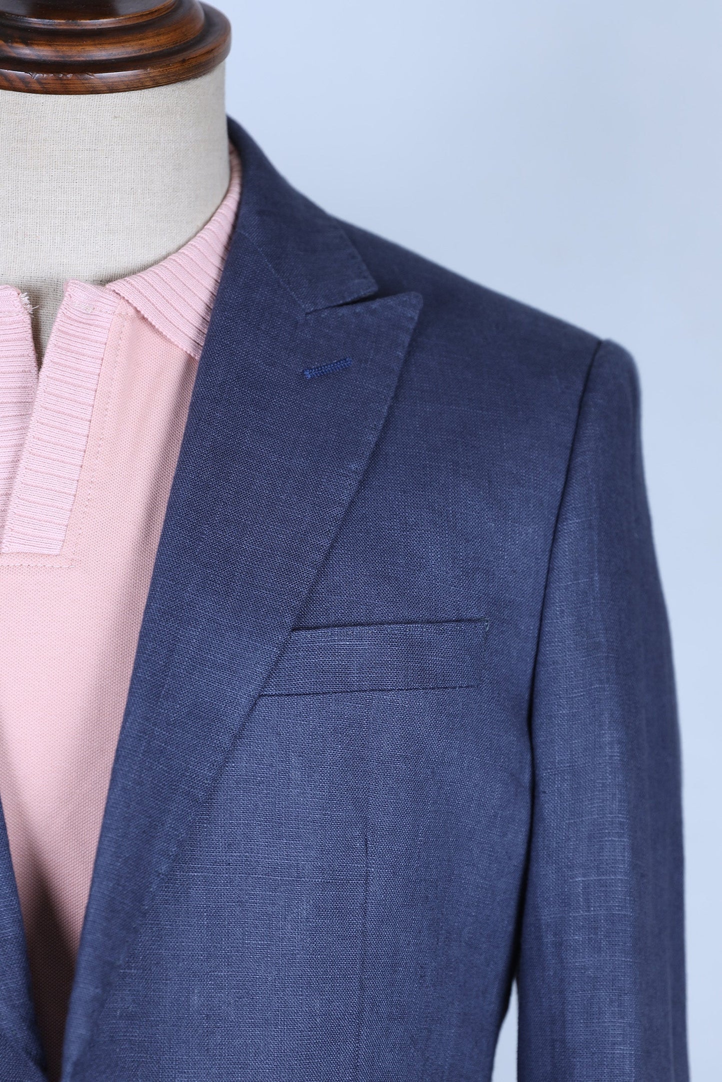 Blue linen Suit
