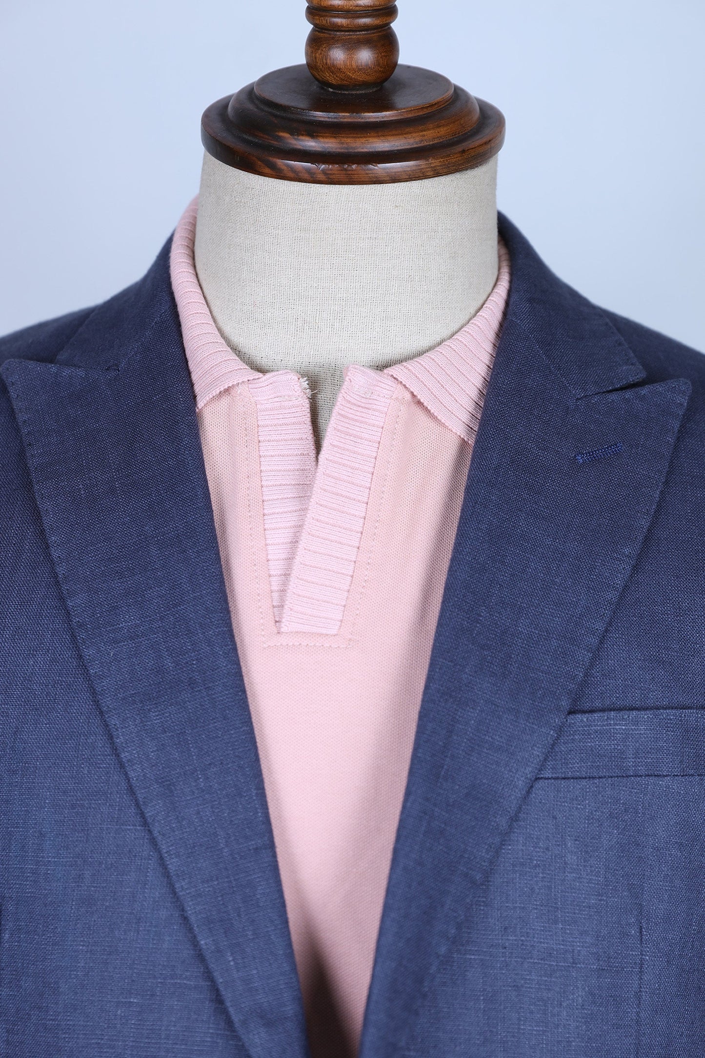 Blue linen Suit