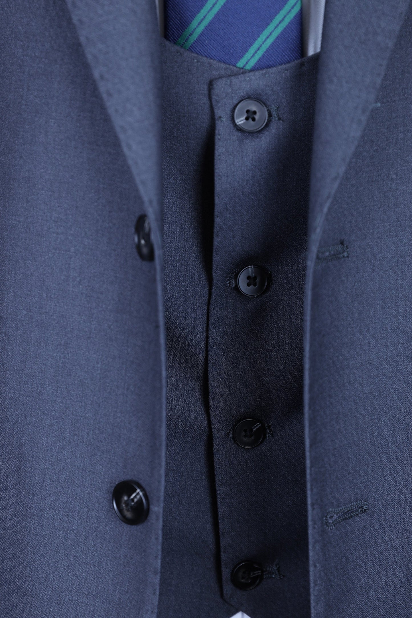 Blue Three Piece Suit