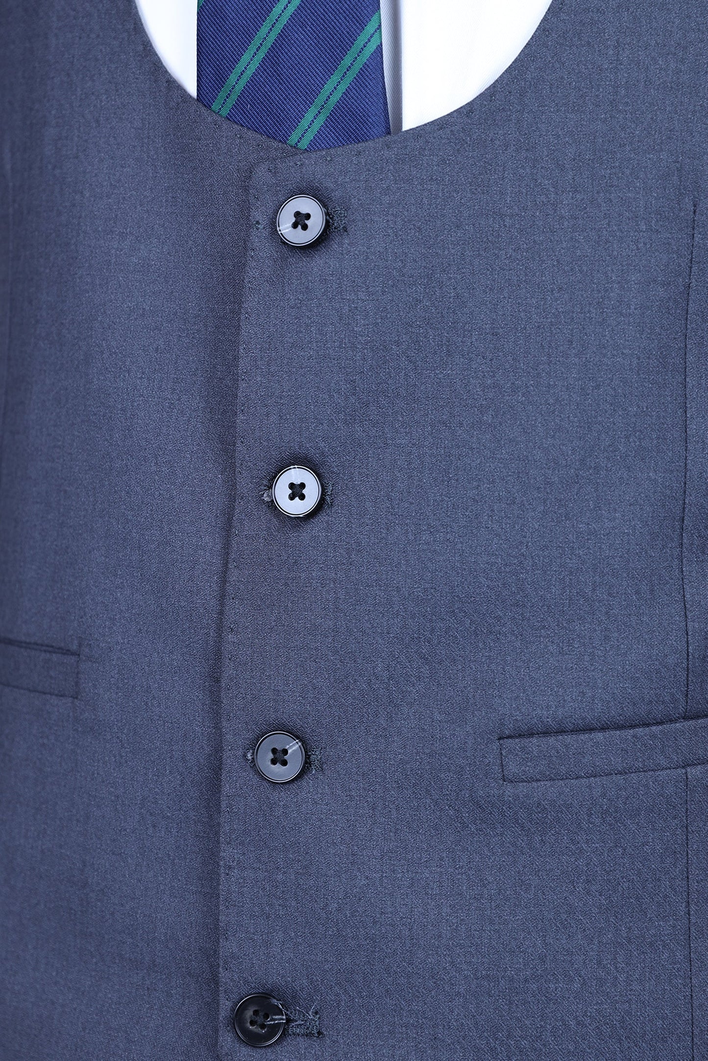 Blue Three Piece Suit
