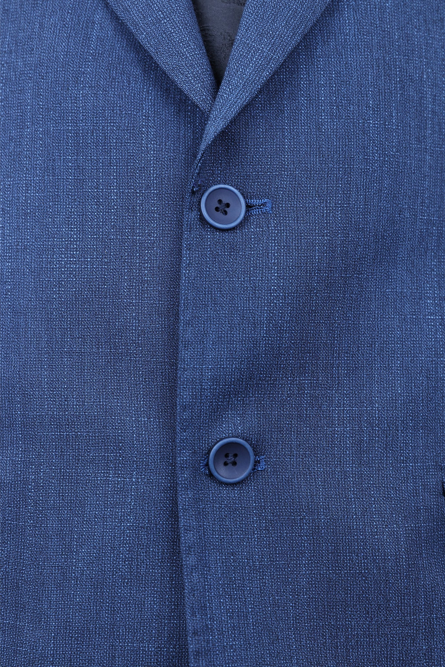 BLUE TEXTURED TWO-PIECE SUIT